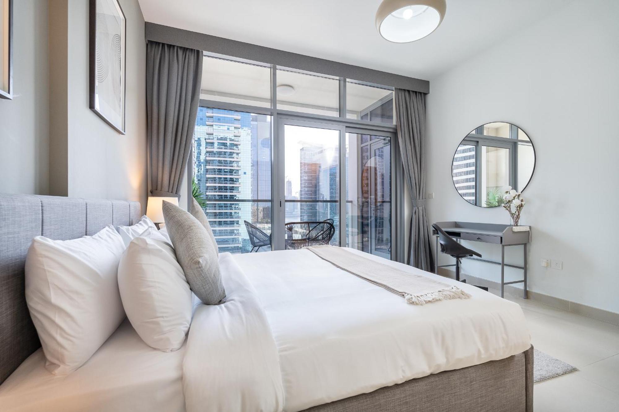 Appartement Vogue Downtown - Bellevue Towers à Dubaï Chambre photo